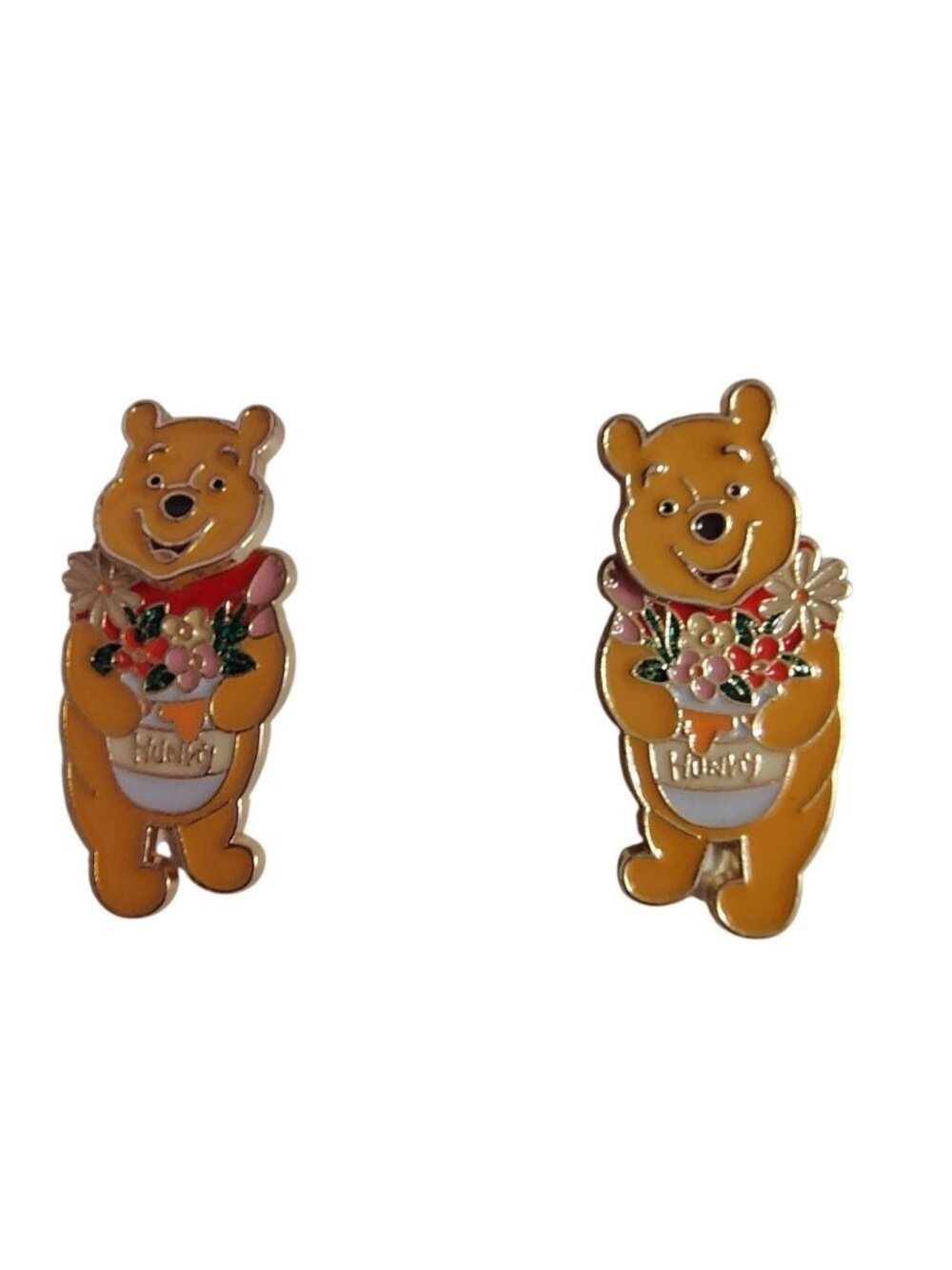 New Baublebar Winnie the Pooh Dangle Earrings, Disney Flower Hunny Bouquet